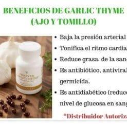 forever garlic thyme capsulas de ajo 2