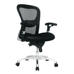 silla de oficina ergonomica italia sin cabecero espalda en malla poliester 3