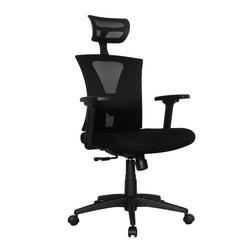 silla de oficina jamundi base nylon color negro material del tapizado mesh 3