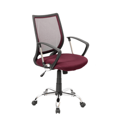silla de oficina nataga ergonomica base cromo de colores brazo en d mecanismo basculante 3
