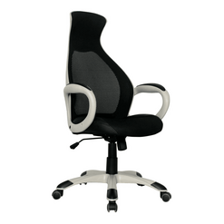 silla gamer de oficina pasto marco gris basculante 3