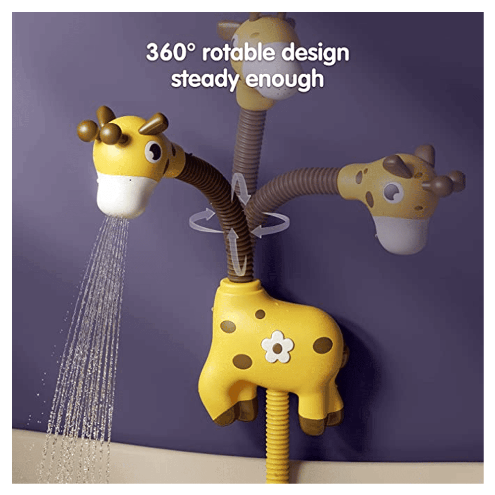 juguete de banera con cabezal ducha jirafa para bebes sin bpa sin pvc