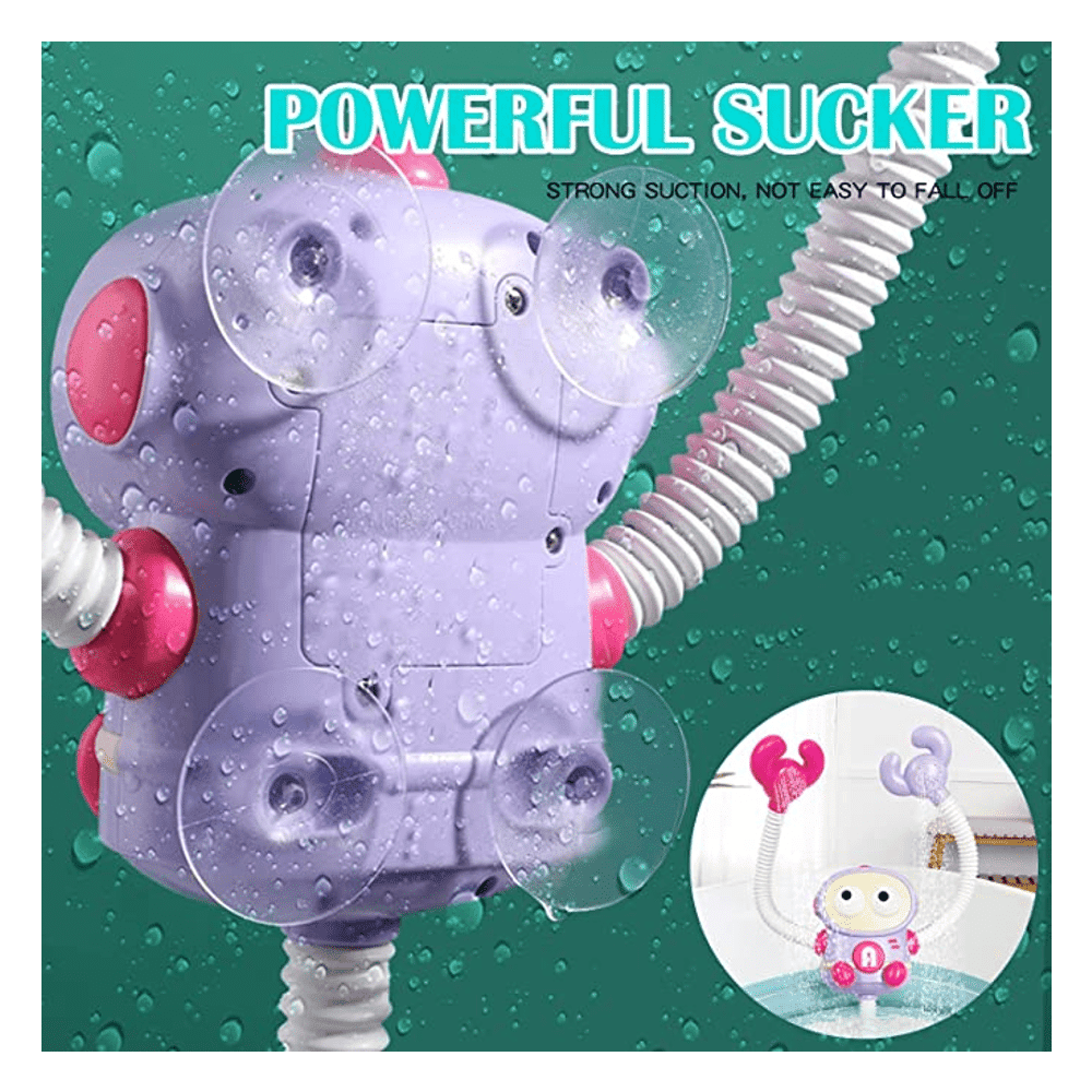 juguete electrico en forma de robot pulverizacion de agua para bebes